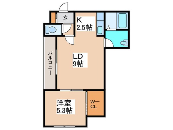 Opus篠路の物件間取画像